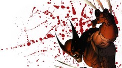 Wolverine blood splatters marvel