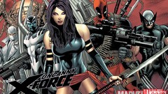 Wolverine comics psylocke X-Force Deadpool Wade Wilson