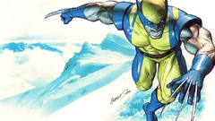 wolverine marvel comics claws mutant artwork cyan comic art