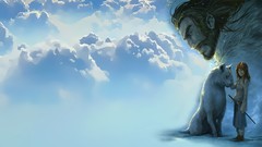 Wolves game of thrones artwork arya stark fantasy art Eddard 