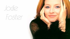 Woman Actress blondes blue eyes jodie foster hands on face