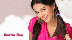 Woman Actress brunettes indian pigtails Amrita Rao