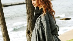 Woman Actress brunettes turkish ebru cundubeyoglu