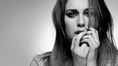 Woman Actress grayscale Blanca Suarez
