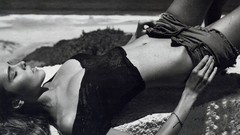 Woman Actress monochrome Shorts