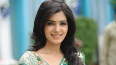 Woman Actress samantha smiling brunettes indian indian girls 