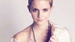 Woman Actress smiling brown eyes short hair emma watson 
