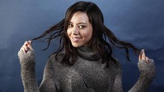 Woman Actress smiling brunettes portraits aubrey plaza