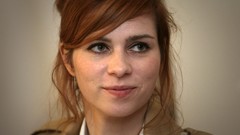 Woman Actress smiling redheads Nora Tschirner