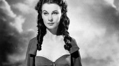 Woman Actress vivien leigh grayscale