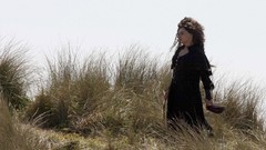 Woman Actress wand brunettes black dress harry potter Helena 