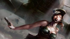 Woman Aircraft stockings artwork