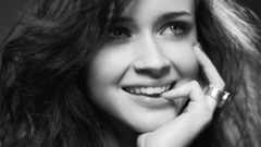 Woman alexis bledel grayscale