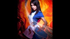 Woman alice madness returns alice wonderland cosplay American 