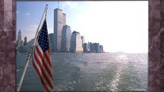 Woman American Eagles Flags