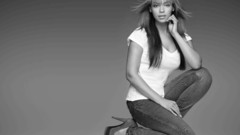 Woman American grayscale Beyonce