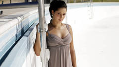 Woman ana ivanovic swimming