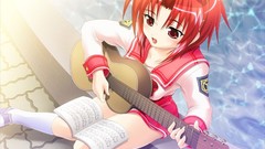 Woman Anime anime girls Guitar Rock on Girls
