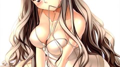 Woman Anime anime girls lingerie cleavage kirin erect nipples 