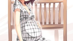 Woman Anime anime girls pregnant Senji