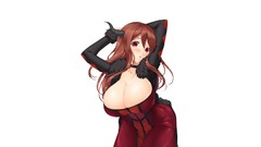 Woman Anime anime girls Simple Background Maoyuu Maou Yuusha 