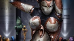 Woman Anime armor anime girls cyborgs artwork robot girl 