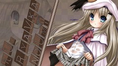 Woman anime girls blue eyes noumi kudryavka