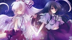 Woman anime girls fujiwara no mokou touhou houraisan kaguya Kona