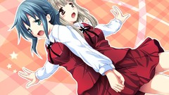 Woman anime girls hidamari sketch nori