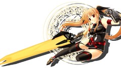 Woman anime girls mahou shoujo lyrical nanoha mahou shoujo 