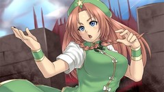 Woman anime girls touhou hong meiling video games Houtengeki 