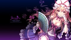 Woman anime girls touhou yakumo yukari an2a
