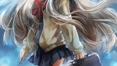 Woman Anime legs anime girls artwork Zetsuen no Tempest Fuwa 