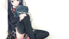 Woman Anime legs stockings anime girls yahari ore no seishun 
