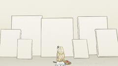 Woman Anime painters honey