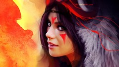 Woman Anime princess mononoke headbands studio ghibli San 