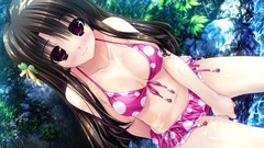 Woman Anime prism game cg bikini swimsuits Kugayama Konoka