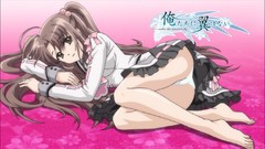 Woman Anime schoolgirls skirts uniforms oretachi ni tsubasa wa 