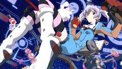 Woman Anime spaceships outer space Diebuster Gunbuster 2