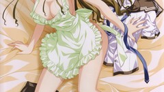 Woman Anime two anime girls hayama mizuki nanao naru cleavage 