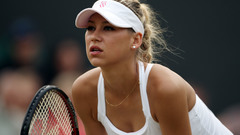 Woman Anna Kournikova tennis