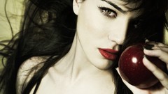 Woman apples close-up Ivi Adamou Roula Revi