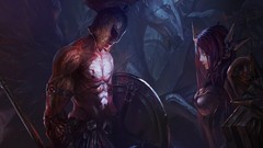 Woman armor Warriors Greek Swords drawings helmets shields 