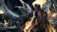 Woman artwork Dungeon Siege III Crow (character)