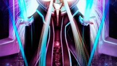 Woman artwork fantasy art galaxy saga card game