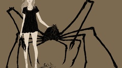 Woman artwork japanese spider