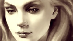 Woman artwork Jessica Stam