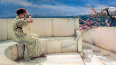 Woman artwork Lawrence Alma-Tadema