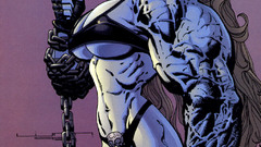 Woman artwork Simon Bisley