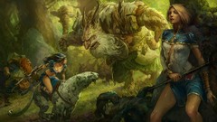 Woman artwork video games fantasy art Prime World